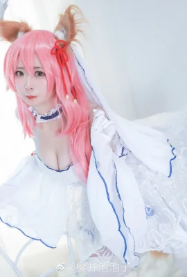 FGO Tamamo Mae @Sakurai Pond (9 foto)