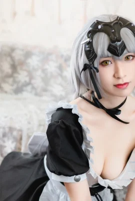 Kostum Pembantu FGO Black Joan of Arc@明丝_CatN (9 foto)