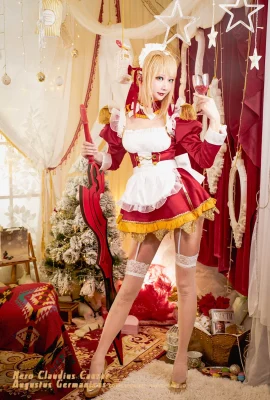 Kostum Pembantu Fandom FATE Nero Claudius ver. @阿瑞kindasweet(9 foto)