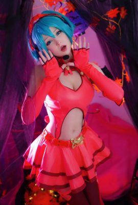 Cosplay Miku Halloween Iblis oleh Hidori Rose