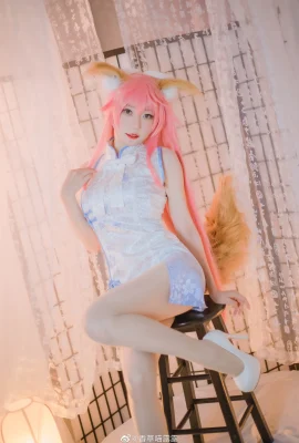 FGO Tamamo Mae Cheongsam @Vanilla Miaolulu (9 foto)