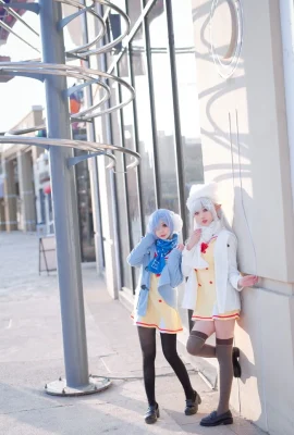 Cosplay Rem & Emilia “Re: Kehidupan di Dunia Berbeda dari Nol”[CN: Hua Qi & Zhou Ji](15 foto)