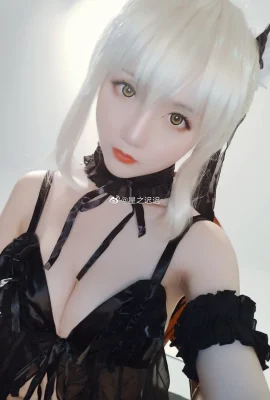 Piyama FGO Artoria Pendragon Alter (Heidi) @星之chichi (9 foto)