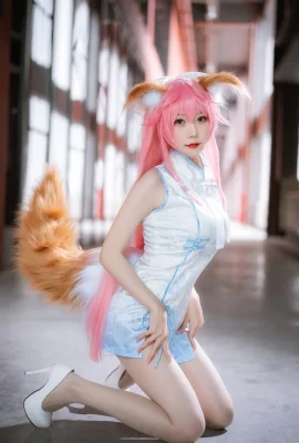 Foto Pameran Komik Cosplay Tamamo Mae “Fate/Grand Order”[CN: Vanilla Nya Lulu](10 foto)