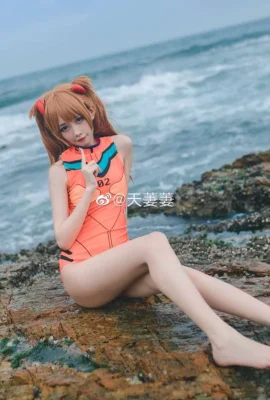 Cosplay Asuka “Neon Genesis Evangelion”[CN: Tianqiqi](9 foto)