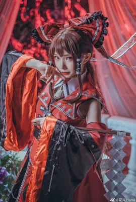 Proyek Touhou Kastil Setan Merah Hakurei Reimu Denshuo @花淒Hana (9 foto)