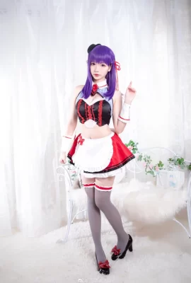 Cosplay Pembantu Seksi “Fate/EXTRA” Matou Sakura[CN: Yukiharu Astra](9 foto)