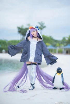 Fate/GrandOrder Melarutkan Baju Renang Lilith @Green Eggplant nasu (9 foto)