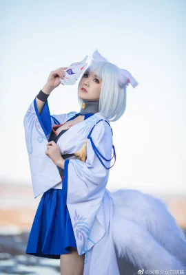 Azur Lane Kaga@Gadis Kecanduan Internet Bailangjiang (9 foto)