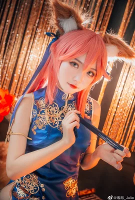 Fate/GrandOrder Tamamo Mae penggemar cheongsam@pop_Julia (9 foto)