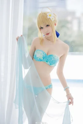 Baju Renang FGO Artoria Pendragon@Fengjiangjiangv (10 foto)