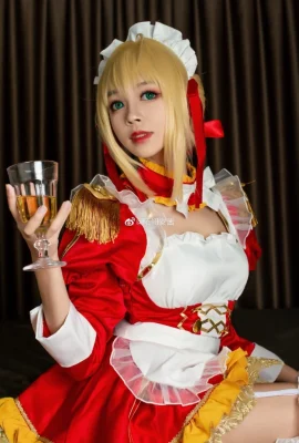 FGO Nero Claudius Fan Maid@MoLingAnJang (9 foto)