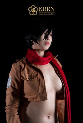 Mikasa Ackerman – Kururin Rin (Serangan terhadap Titan)