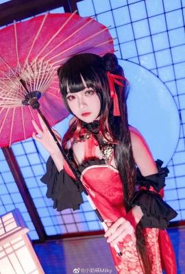 Date A Live Cheongsam Tahun Baru Tokisaki Kurumi@小奶饼Milky (10 foto)