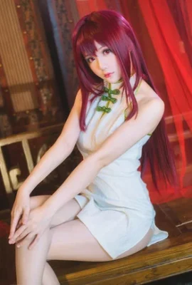 Fate/EXTELLA Scathach Cheongsam cn: Bintang Chi Chi (9 foto)