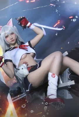 Azur Lane Yudachicn: Inugami Rakuko (8 foto)