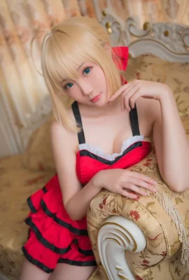 Fate/Grand Order]Pakaian Modern Nero Claudius Merah Tua Ver. cn: Guahi (14 foto)