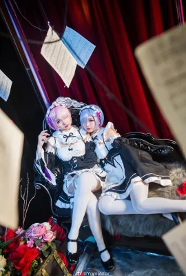 Perihal: Kehidupan di Dunia Berbeda dari Nol Rem: @小一巴ABA, Ram: @YomiAlter (9 foto)