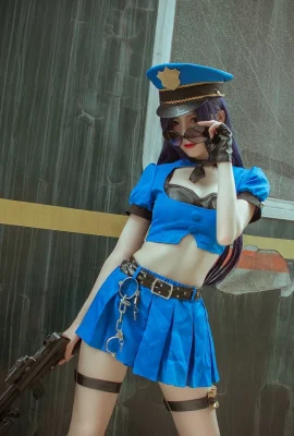 Polisi Wanita League of Legends Piltover Caitlin @澕erKaer (9 foto)