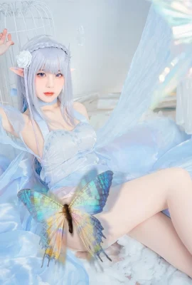 Perihal: Kehidupan di Dunia Berbeda dari Zero Emilia Crystal Dress @shiro 西如(9 foto)