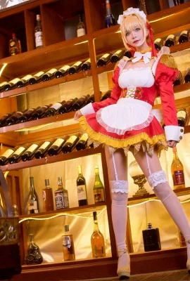 Fate/Grand Order Nero Claudius Fan Maid@_ Tanuki_ (10 foto)