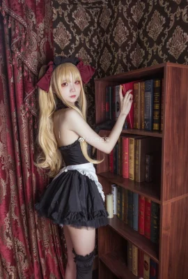 Fate/Grand Order Ereshkigal (Ai Lei) Maid@五狗百鬼 (9 foto)