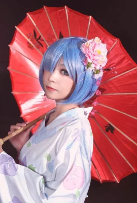 Perihal: Kehidupan di Dunia Berbeda dari Nol Rem Kimono Yukata @灗神 (9 foto)