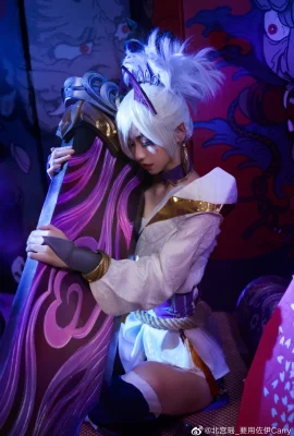 League of Legends Riven Soul Lotus@北宫瑶_perlu menggunakan Zoe Carry (9 foto)