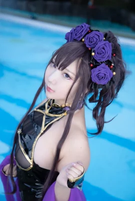 Kenangan Musim Panas Bintang Jatuh (Saku) Murasaki Shikibu FGO (Cosplay)