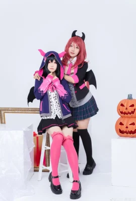 LoveLive! Nishikino Maki: @Lilith Xia Jinxi, Nicole: @袁熊熊是一个小小碰bearQwQ Halloween (9 foto)