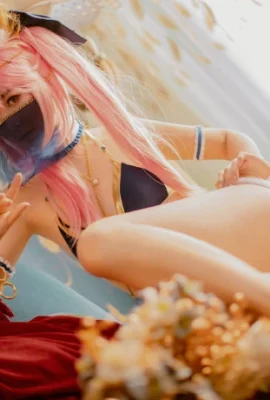 Fate/GrandOrder Tamamo Mae Dancer@明丝_CatN (9 foto)