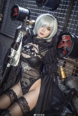 NieR: Automata 2B Fanhuamiao@jizhili(9 foto)