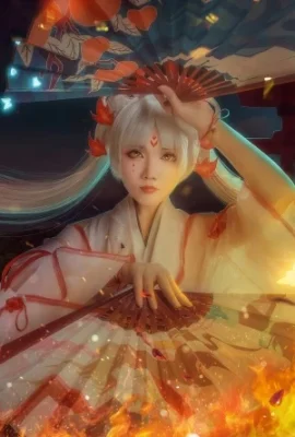 Onmyoji Shiranui @coser丨美花 memudar (9 foto)