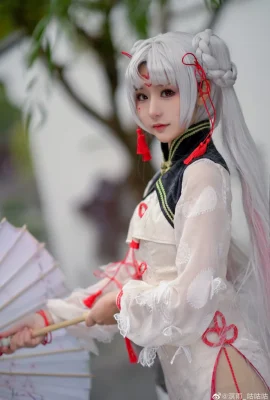 Onmyoji Shiranui cheongsam@濟雨_GUGUGU(9 foto)