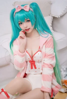 Hatsune Miku Hatsune miku pajamas.ver @大久roll小roll(9 foto)