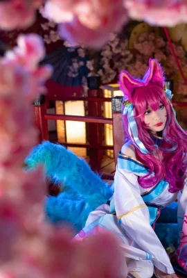 League of Legends Ahri Soul Lotus@Xianjuanyeye (Fotografi: @EXIT飞鱼) (10 foto)