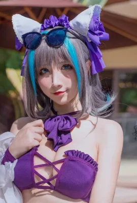 Cosplay Air Cheshire “Azur Lane”[CN: Jiuqu jean-](10 foto)