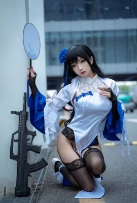 Gambar indah “Girls Frontline” 95 gaya Jade Linglong COS[CN: Gui Zhuyao ada di sini w](26 foto)