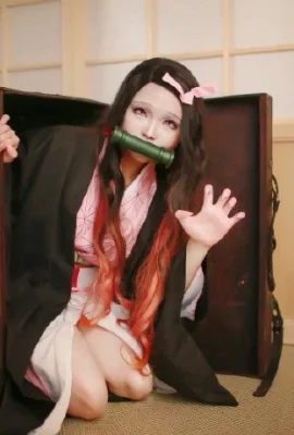 Pembunuh Iblis: Kimetsu no Yaiba Kamado Nezuko @coser Tu Mihua menghilang (9 foto)