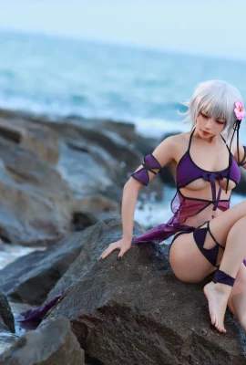 Mata listrik seksi Shui Miao Aqua di “FGO-Black Joan of Arc” meledak dengan daya tembak (41 Foto)