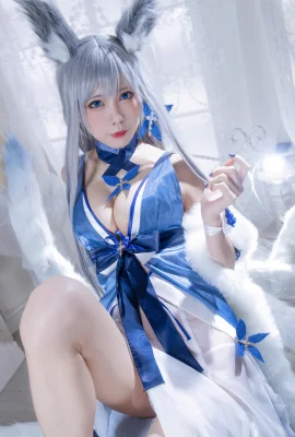 Kaki putih panjang “Azur Lane-Shinano” Shui Miao Aqua yang tidak akan pernah membuat Anda bosan (46 Foto)