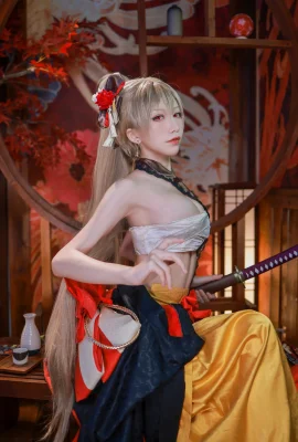 Shui Miao Aqua “Azur Lane-Jean Bart” Payudara besar yang tidak bisa ditutupi bra (21 Foto)