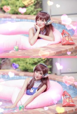 (Penyihir atau Bambu) Overwatch DVA Pool COS