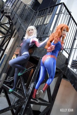 Kelly Jean & YuzuPyon – Cosplay Mary Jane & Gwen