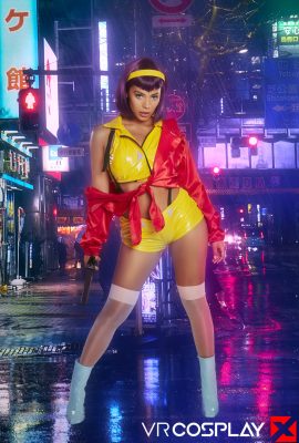 (VRCosplayX) Violet Starr sebagai Faye Valentine (Cowboy Bebop)