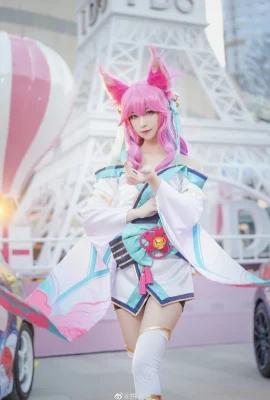 League of Legends Ahri Soul Lotus@Pinyinyin_ (9 foto)