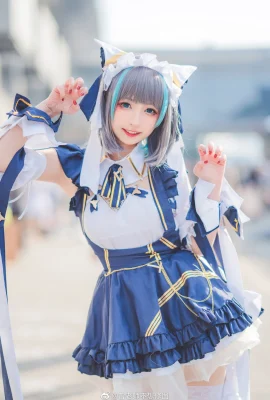 Azur Lane Cheshire @神楽坂马 Musim Dingin (Fotografi: @老师不不看的) (CP27) (9 foto)