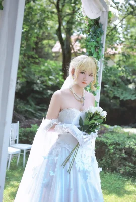 Pernikahan Xia Ningning-FATE GRAND ORDER COS Yujie SABRE