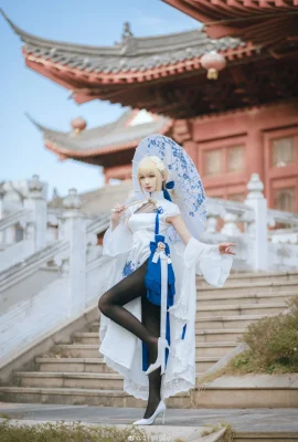 FGO Artoria Pendragon penggemar cheongsam@Fengjiangjiangv (10 foto)