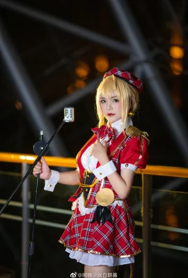 Penggemar kostum bernyanyi Fate/Grand Order Nero Claudius @Gadis Kecanduan Internet Bailangjiang (9 foto)